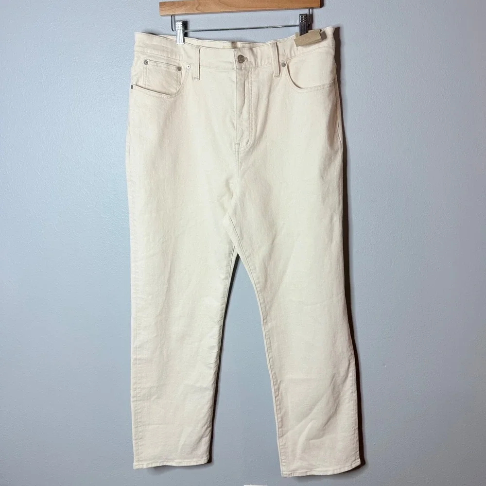 Madewell The '90s Straight Jean‎ Vintage Canvas Size 33 NWT